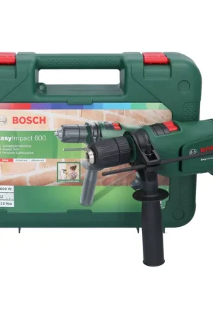 Populaire Bosch EasyImpact 600 Perceuse à percussion 600W 15Nm + Coffret (0603133020)