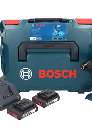 Nouvel Arrivage Bosch GSR 18V-45 Perceuse-visseuse sans fil 18 V 45 Nm (06019K3203) brushless + 2x Batteries 2,0 Ah + Chargeur + Coffret L-Boxx