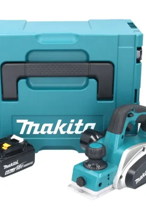 Makita DKP 180 G1J Rabot sans fil 18 V 82 mm + 1x batterie 6,0 Ah + Makpac - sans chargeur Acheter En Ligne