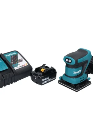 Acheter Direct Makita DBO 480 RF1 Ponceuse vibrante sans fil 18 V 112 x 102mm + 1x Batterie 3,0 Ah + Chargeur