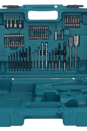 Makita Mallette de transport pour foret - 74 pièces pour perceuse-visseuse sans fil 18 V DDF et perceuse-visseuse à percussion DHP Expédié Aujourd'hui
