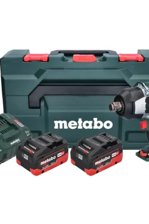 Visseuse à chocs sans fil Metabo SSW 18 LTX 1750 BL 18 V 1750 Nm 3/4" brushless (602402810) + 2x batterie 8,0 Ah + chargeur + métaBOX Vente Flash
