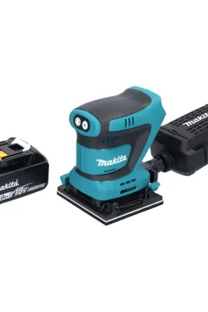 Acheter Direct Makita DBO 481 T1 Ponceuse vibrante sans fil 18 V 112 x 102 mm + 1x batterie 5,0 Ah - sans chargeur