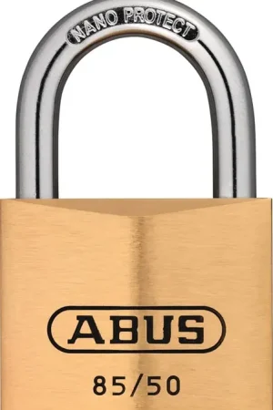 Authentique Cadenas à cylindre ABUS 85/50 largeur du corps de serrure 50 mm (3000280033)
