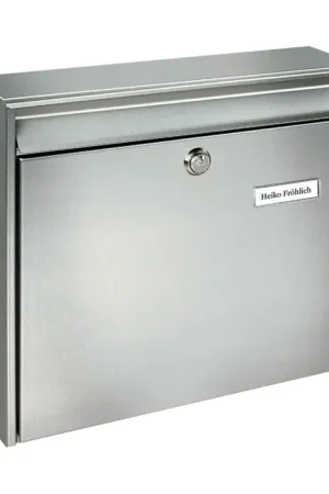 BURG-WÄCHTER Boîte aux lettres Borkum 3877 Ni hauteur 322 mm largeur 362 mm profondeur 100 mm ( 3000290112 ) Achat Immédiat