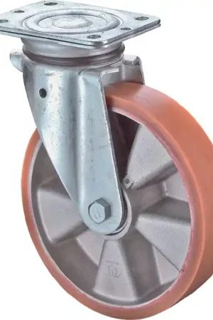 BS ROLLEN Roulette pivotante Ø de la roue 125 mm Capacité de charge 450 kg ( 3900275604 ) Haute Qualité