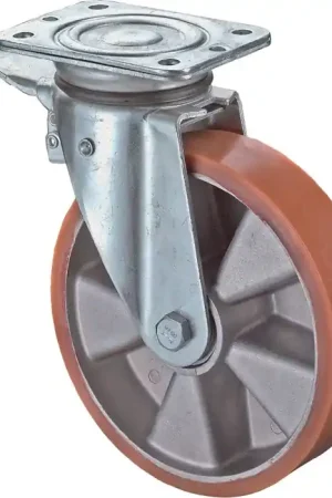 BS ROLLEN Roulette pivotante avec blocage total Roue Ø 80 mm Capacité de charge 120 kg ( 3900275619 ) Livraison Express