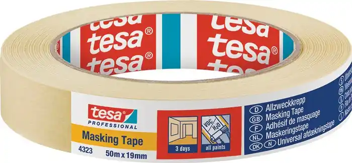 TESA ruban crêpe 4323 légèrement crêpé ( 4000309020 ) Authentique