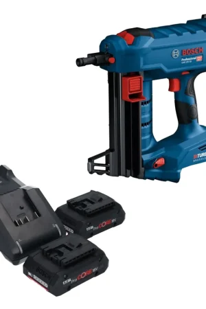 Super Prix Cloueur à béton sans fil Bosch GNB 18V-38 Professional 18 V 13 - 38 mm BITURBO brushless + 2x batterie ProCORE 4,0 Ah + chargeur