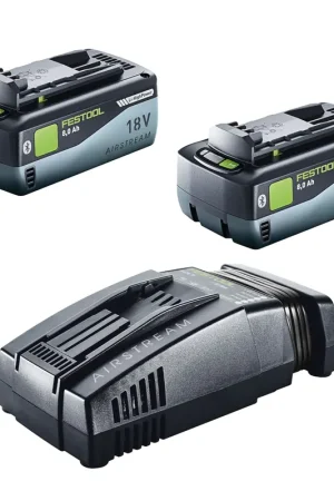 Festool 18V 2x8,0/SCA16 Kit énergie 2x batterie 18 V 8,0 Ah ( 2x 577323 ) + chargeur ( 576953 ) Authentique
