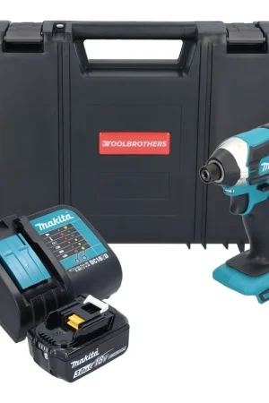 Achetez Aujourd'hui Makita DTD 152 SF1J-R Clé à choc sans fil 18 V 165 Nm 1/4'' + 1x batterie 3,0 Ah + chargeur + RHINO