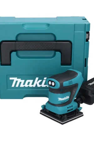 Makita DBO480ZJ Ponceuse vibrante sans fil 112 x 102mm 18V + Coffret - sans Batterie, sans Chargeur Certifié