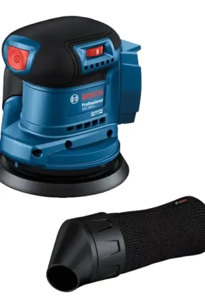 Bosch GEX 185-LI Ponceuse excentrique professionnelle sur batterie 18 V 125 mm (06013A5020) Brushless Solo - sans batterie, sans chargeur Authentique