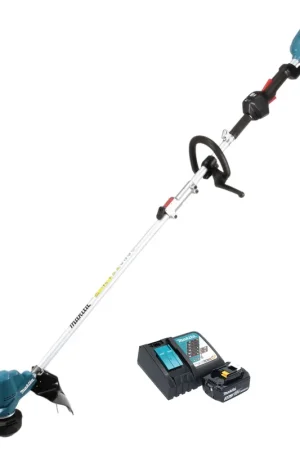 Usine Directe Makita DUR 191 LRF1X3 Coupe-bordures sans fil 18 V Brushless + 1x batterie 3,0 Ah + chargeur