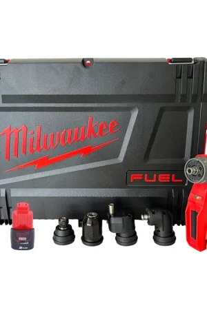 Perceuse-visseuse sans fil Milwaukee M12 FDDXKIT-201X 12V 34 Nm sans balais + 1x batterie 2,0 Ah + boîtier HD - sans chargeur Offre Spéciale