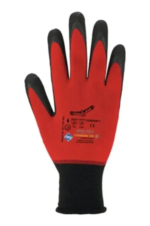 ASATEX Gant Condor taille 9 rouge/noir ( 4000371004 ) Vente Directe
