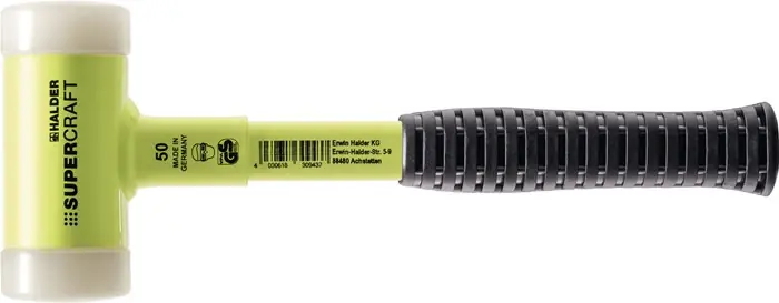 Petit Prix HALDER Marteau de protection SUPERCRAFT Longueur 325 mm Ø tête 60 mm ( 4000811755 )
