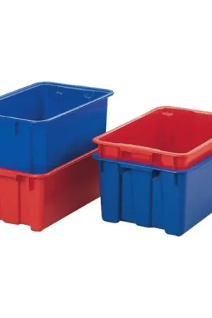 LA-KA-PE Bac gerbable-emboîtable PP bleu ( 9000448215 ) Bon Plan