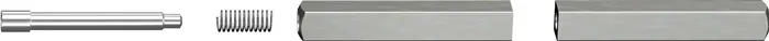 Authentique OGRO Goupille anti-panique 120 FS SECURE Carré 9 mm ( 3000267140 )
