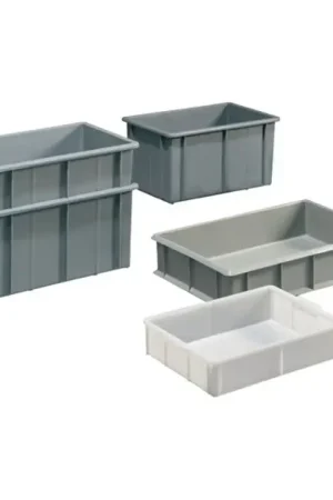 Pas Cher MAUSER Conteneur de transport gerbables rectangulaire 20,0 l PE gris ( 9000450323 )