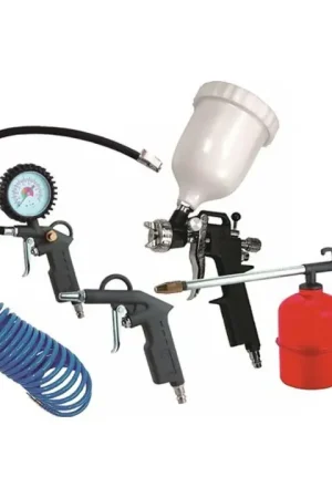 AEROTEC Set de pistolets à air comprimé contenu 5 pièces ( 4000898880 ) Retour Gratuit