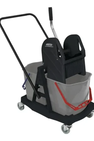 Certifié SPRINTUS Chariot de nettoyage seaux de 2 x 17 l, presse ( 9000472001 )