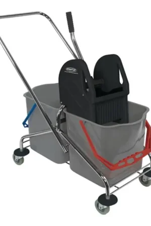 Soldes Chariot de nettoyage SPRINTUS Seau 2 x 27 l, presse ( 9000472003 )