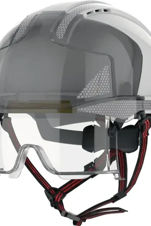 JSP Casque d'escalade industriel EVO(R) VISTAlens(R) Dualswitch(TM) blanc/fumé ( 4000370818 ) Expédition Rapide