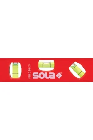 Paiement Sécurisé SOLA Niveau Torpedo L. 20 cm plast. rouge ( 4000857299 )