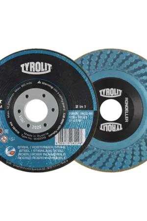 Certifié TYROLIT Meule à ébarber RONDELLER® D125xép. mm granulation 24 ( 4000845222 )