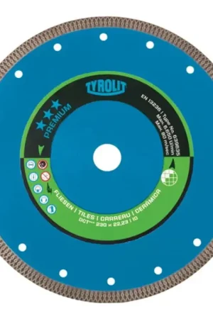 TYROLIT Disque à tronçonner diamant Premium D. 230 mm perçage 22,23 mm ( 4000845050 ) Prix Cassé