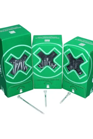 Usine Directe SPAX Vis d'ajustement 6,0 x 145 mm - Filetage avec rainures de maintien - Tête plate - T-STAR Plus - 4Cut - WIROX - 500pcs. (5x 161010601455)