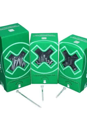 Promotion SPAX Vis d'ajustement 6,0 x 130 mm - Filetage avec rainures de maintien - Tête plate - T-STAR Plus - 4Cut - WIROX - 200pcs. (2x 161010601305)