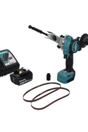 Solde Makita DBS 180 RF1 Lime à bande sans fil 18 V 9 x 533 mm Brushless + 1x batterie 3,0 Ah + chargeur