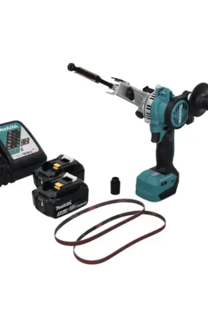 Prix Choc Makita DBS 180 RF lime à bande sans fil 18 V 9 x 533 mm Brushless + 2x batterie 3,0 Ah + chargeur