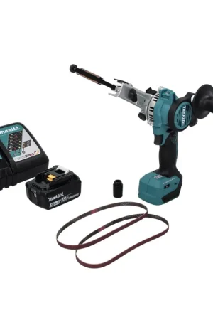 Makita DBS 180 RT1 Lime à bande sans fil 18 V 9 x 533 mm Brushless + 1x batterie 5,0 Ah + chargeur Vente Directe