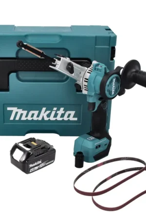 Commande En Gros Makita DBS 180 M1J lime à bande sans fil 18 V 9 x 533 mm Brushless + 1x batterie 4,0 Ah + Makpac - sans chargeur