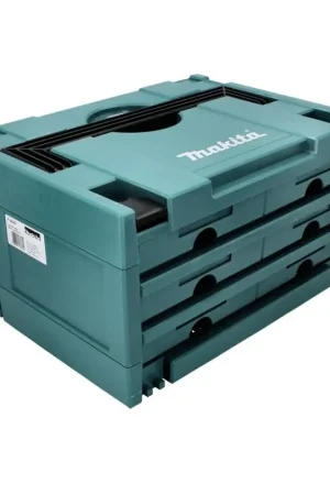 Paiement Sécurisé Makita MAKSTOR Mallette à outils 3.6 6 tiroirs 395 x 295 x 215 mm (P-84333)