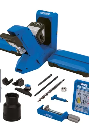 Usine Directe KREG Pocket Hole Jig 720 PRO Gabarit de perçage de trou de poche (KPHJ720PRO) + Station de base + Foret étagé + Foret + Vis