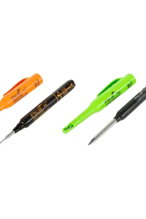 Vente Directe Pica Set de marqueurs pour trous profonds 1x INK (150/46) + 1x DRY Longlife Automatic Pencil + Mine graphite (3030)