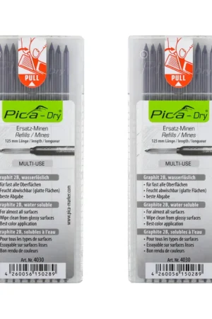 Pica DRY Mines de rechange graphite set soluble dans l'eau multi-usage - 20 pièces (2x 4030) Produit De Marque
