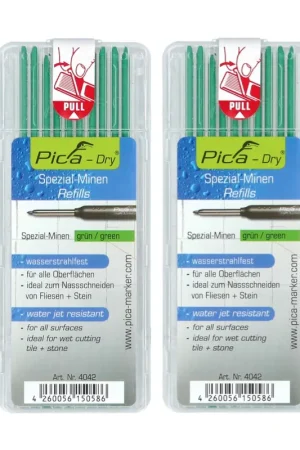 Livraison Express Pica DRY Mines spéciales résistant au jet d'eau vert - 20 pièces (2x 4042)