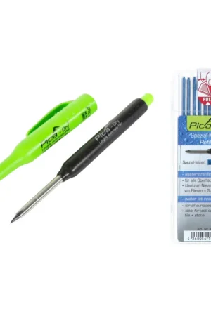 Pica DRY Longlife Automatic Pen Marqueur pour trous profonds (3030) + Jeu de mines spéciales - 10 pièces (4041) Populaire