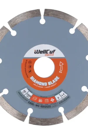 Meilleur Choix WellCut Diamond Blade Disque à tronçonner diamanté 125 x 22,23 mm 1 pce ( WC-SD12522 )