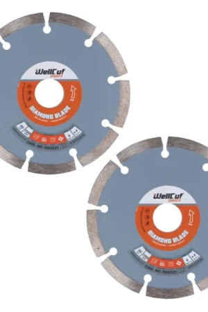 Must-Have WellCut Disques à tronçonner diamant 125 x 22,23 mm - 2 pièces ( 2x WC-SD12522 )