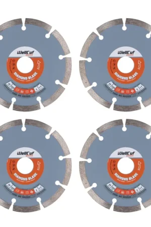 Livraison Express WellCut Disques à tronçonner diamant 125 x 22,23 mm - 4 pièces ( 4x WC-SD12522 )