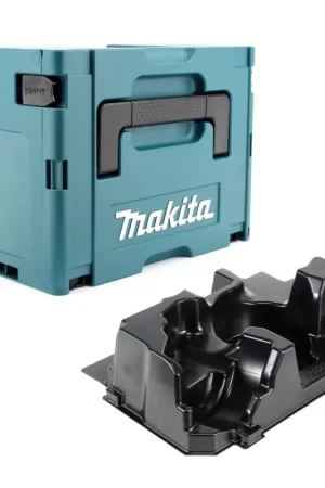 Nouvel Arrivage Makita MAKPAC 3 Coffret (821551-8) + Insert pour meuleuse d'angle DGA 511 513 517 (839252-4)
