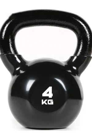 Top Vente Haltère sphérique Kettlebell en acier 4 kg 1 pièce caoutchoutée
