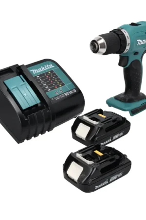 Prix Bas Makita DDF 453 SYX4 Perceuse-visseuse sans fil 18 V 42 Nm + 2x Batteries 1,5 Ah + Chargeur