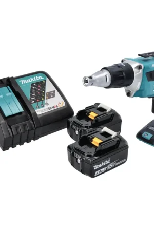 Satisfait Ou Remboursé Makita DFS 452 RM Visseuse plaque de plâtre sans fil 18 V Brushless + 2x batterie 4,0 Ah + kit chargeur